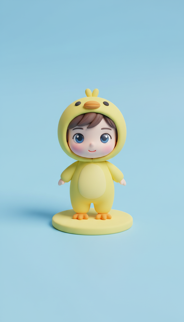 Personalized Chibi Child Figurine