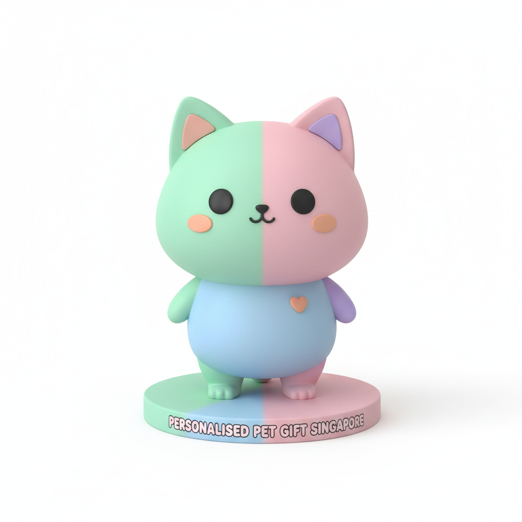 Custom kawaii chibi pet figurine personalised gift Singapore